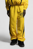 Yellow Nylon Track Pants