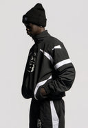 Black Nylon Track Jacket